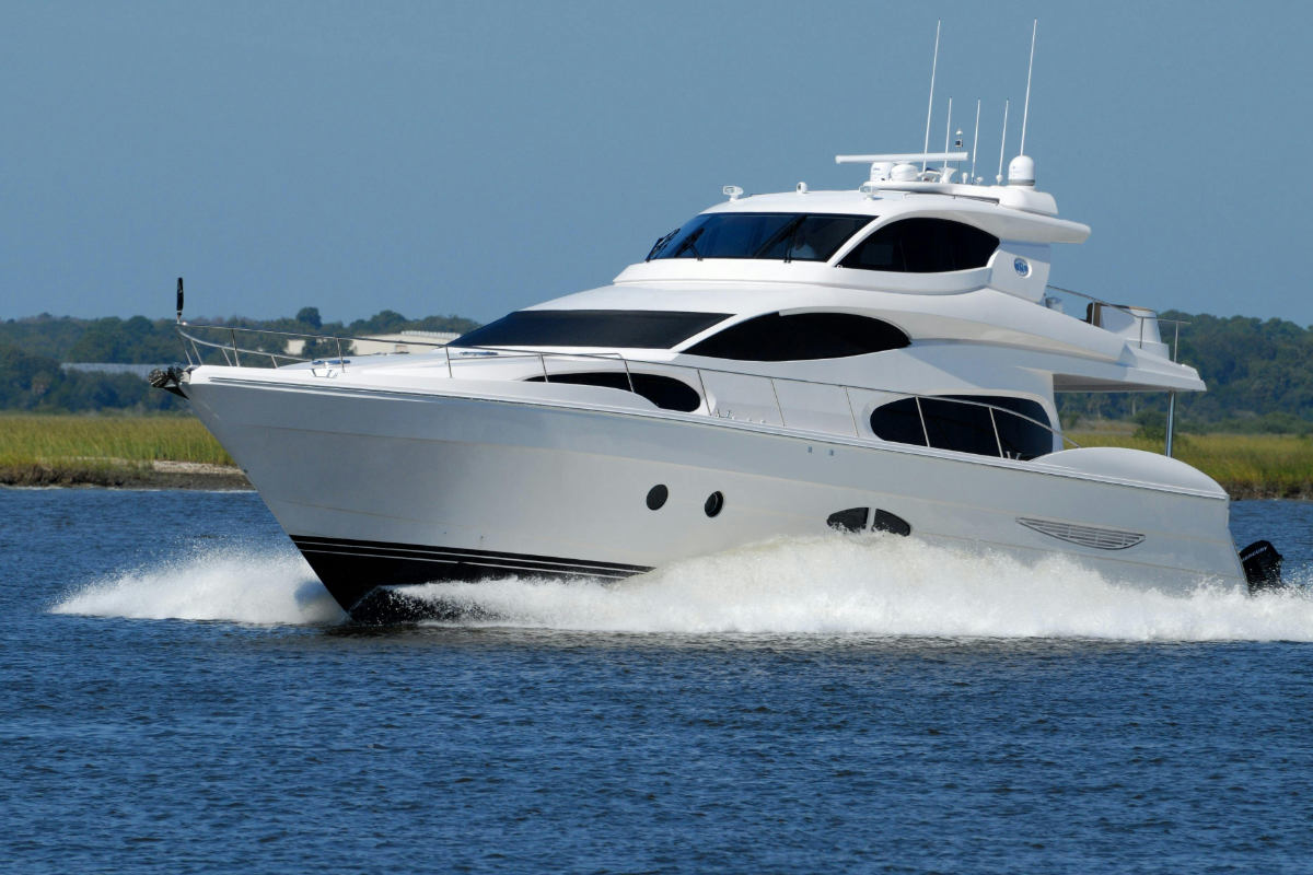 White boat